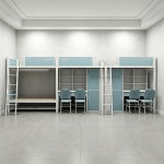 沃德WD-190款三连体四人位外挂梯公寓床-缩略图1