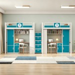 沃德WD-194款两连体两人位中步梯公寓床-缩略图1