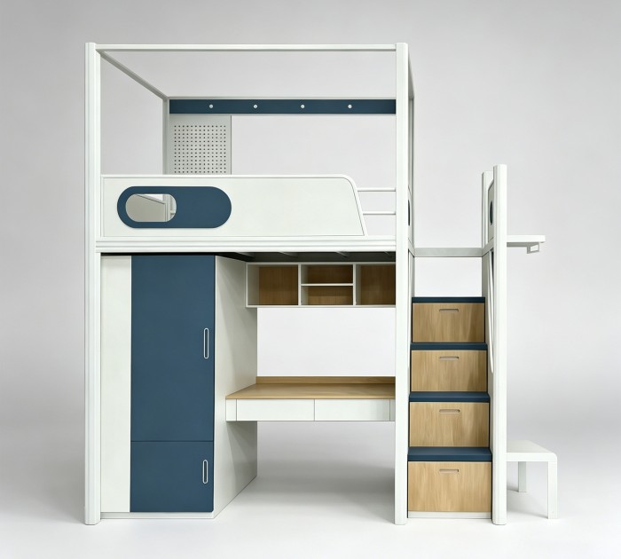 沃德WD-206款上床下桌太空舱产品图1