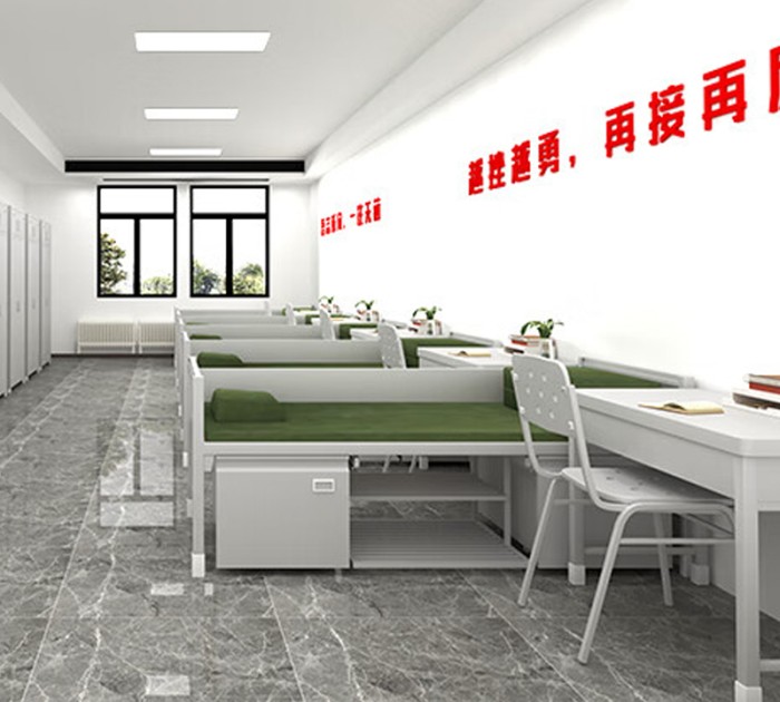 沃德WD-023款单人单层制式营具床产品图4