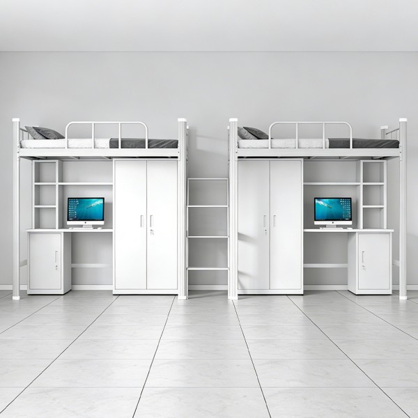 沃德WD-163款两连体两人位中步梯公寓床