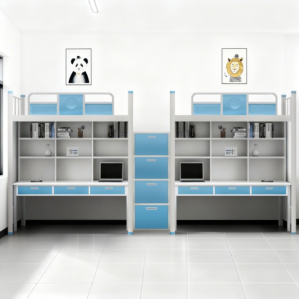 沃德WD-147款两连体两人位中步梯公寓床