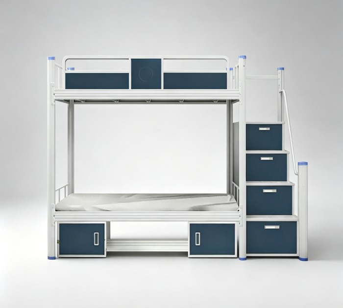 沃德WD-205款侧步梯双层床产品图1