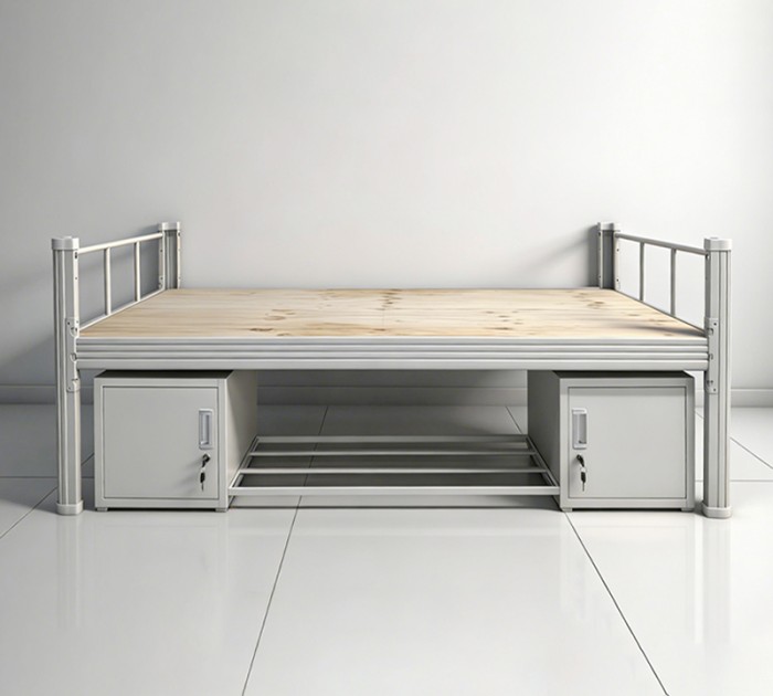 沃德WD-175款单层床-带床下柜款产品图1