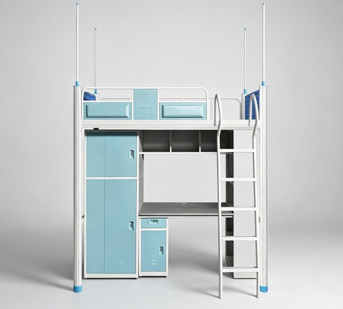 沃德WD-201款上床下桌公寓床产品图1