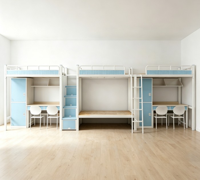 沃德WD-192款三连体四人位公寓床产品图1