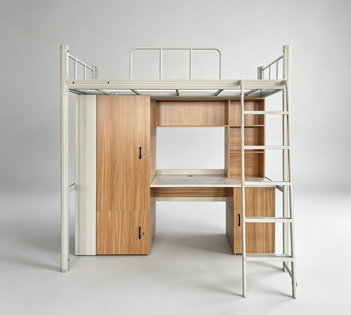 沃德WD-203款上床下桌公寓床产品图1