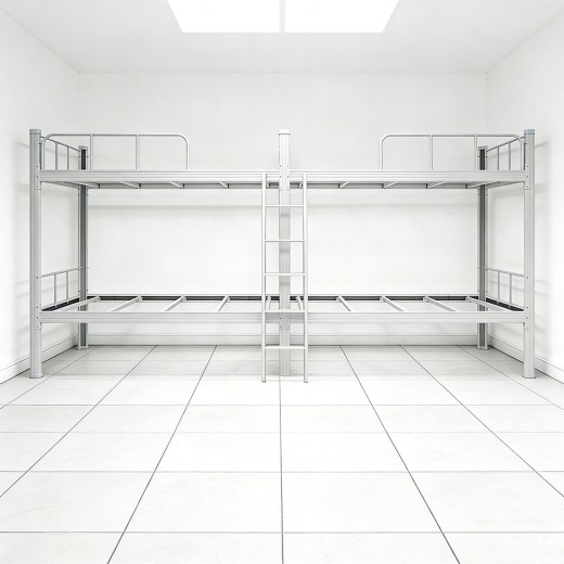 沃德WD-164款两连体四人位外挂梯双层床