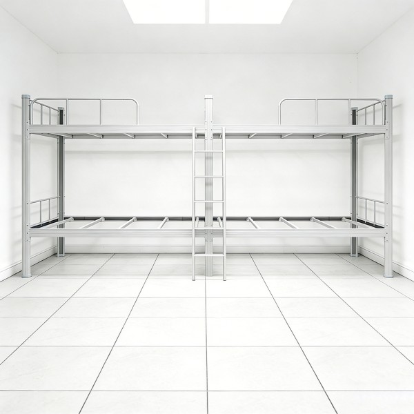 沃德WD-164款两连体两人位外挂梯双层床