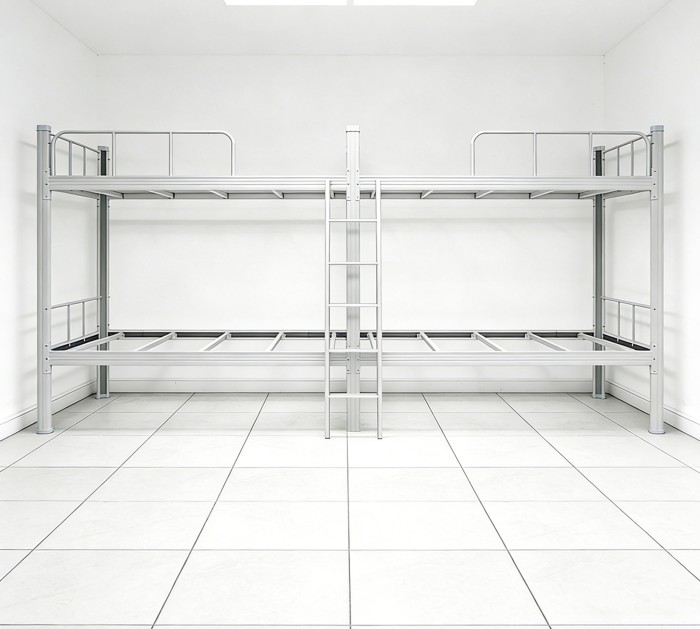 沃德WD-164款两连体两人位外挂梯双层床产品图1