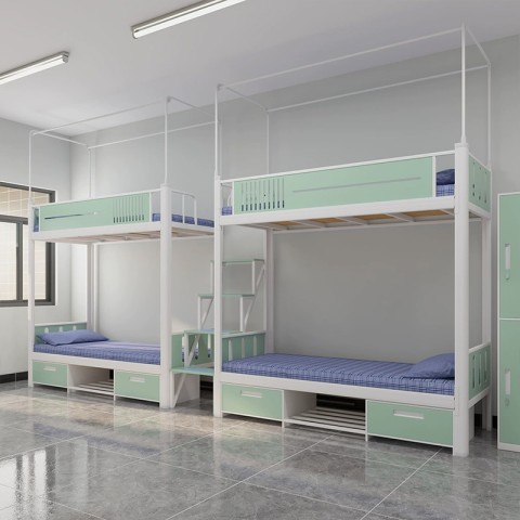 沃德WD-141款两连体四人位中步梯公寓床