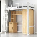 沃德WD-167款单人位外挂梯公寓床-缩略图1