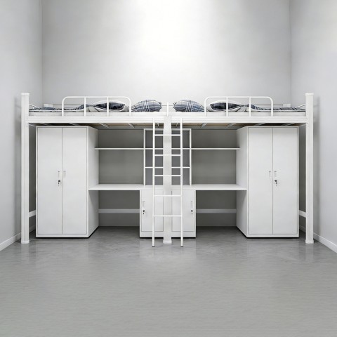 沃德WD-165款两连体两人位外挂梯公寓床