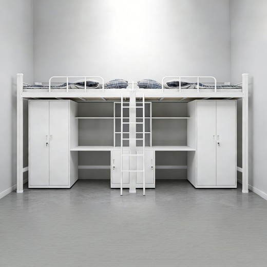 沃德WD-165款两连体两人位外挂梯公寓床