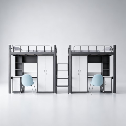 沃德WD-209款四人位中步梯公寓床
