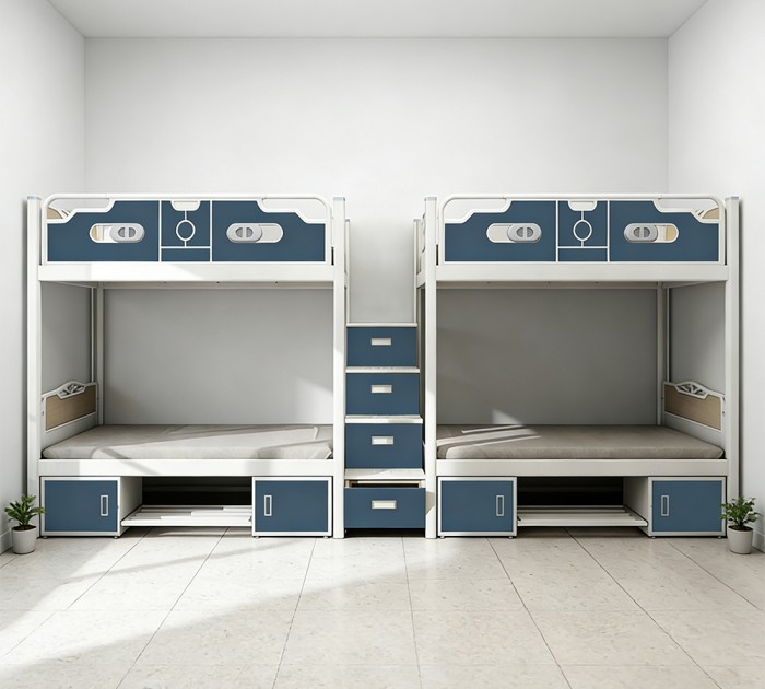 沃德WD-154款两连中步梯上下铺产品图1