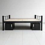 沃德WD-177款单层床-带床下柜款-缩略图1