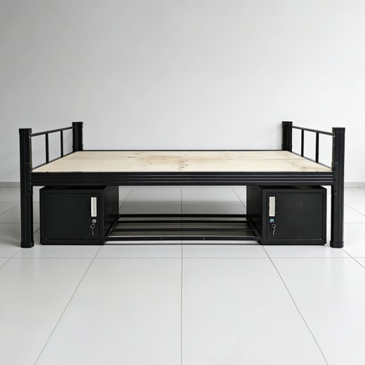 沃德WD-177款单层床-带床下柜款